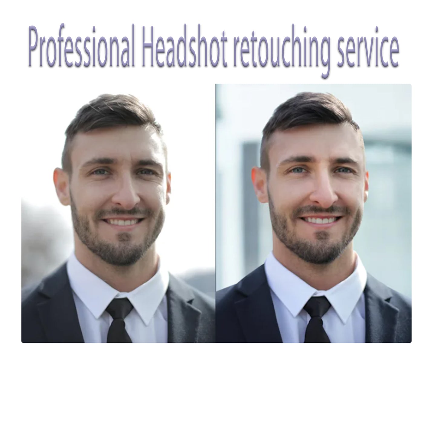 Headshot retouching service